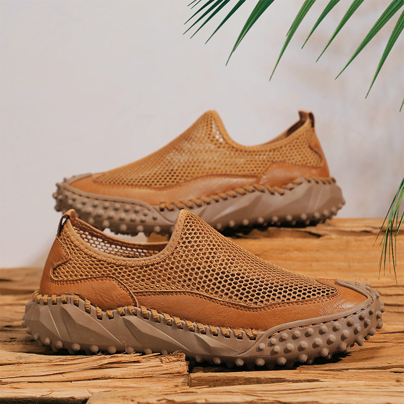 Mens Slip on Canvas Loafers Casual Shoes Sneakers Comfy Walking Slipers Shoes Pain Relief for Men Black Fashion Breathable Loafers