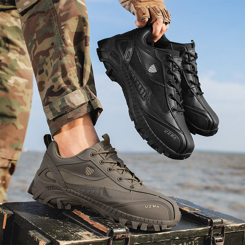 Men’s Composite Toe Tactical Work Shoes – Anti-Slip, Durable & Ankle Support for All-Day Protection