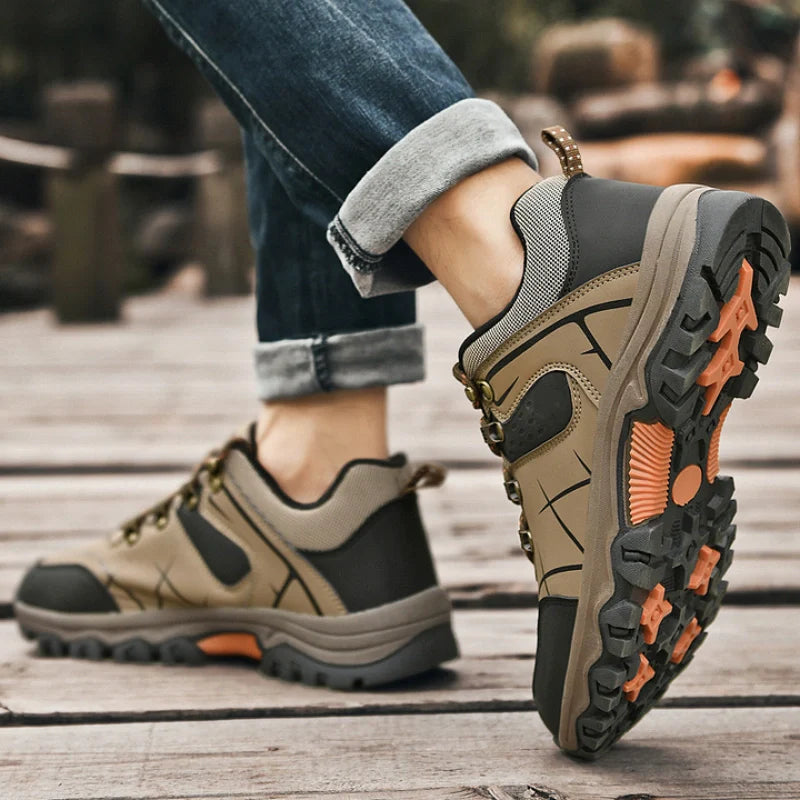 (💥NOW ON: 70% OFF Sale!🔥) Latest Men's Genuine Leather Non-Slip Waterproof Outdoor Hiking Shoes