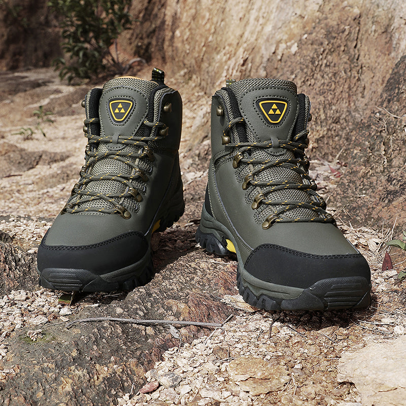 Men’s Waterproof Work & Hiking Boots – Wide Toe Box, Arch Support, Non-Slip Durable Sole, Built for All-Day Comfort