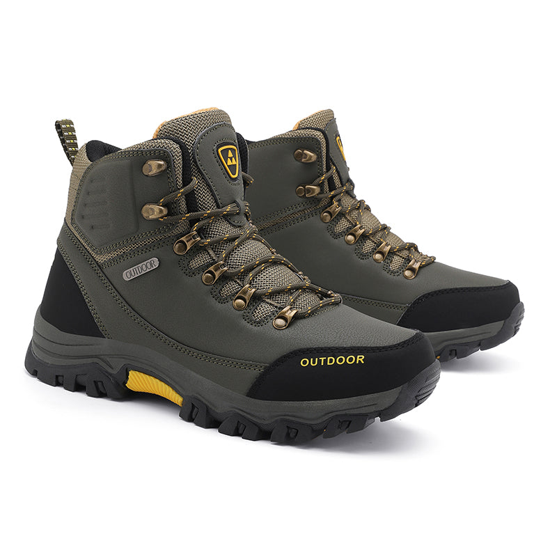 Men’s Waterproof Work & Hiking Boots – Wide Toe Box, Arch Support, Non-Slip Durable Sole, Built for All-Day Comfort