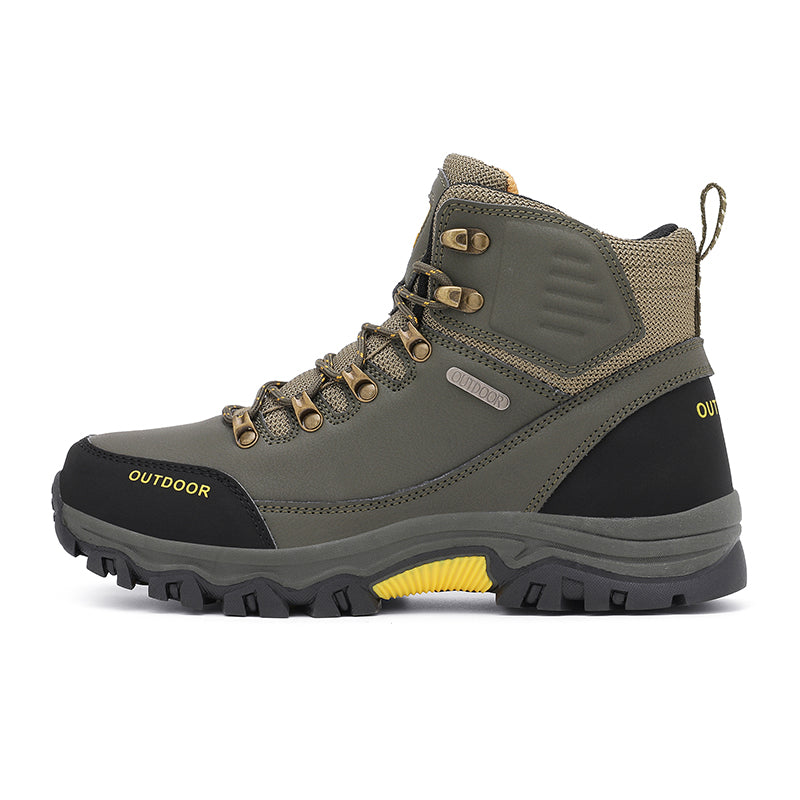 Men’s Waterproof Work & Hiking Boots – Wide Toe Box, Arch Support, Non-Slip Durable Sole, Built for All-Day Comfort