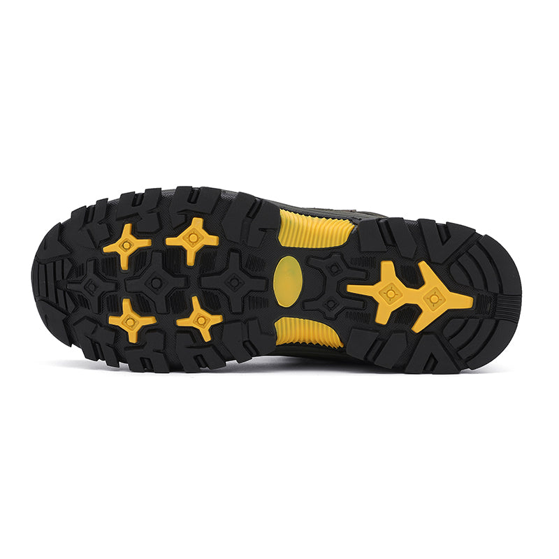 Men’s Waterproof Work & Hiking Boots – Wide Toe Box, Arch Support, Non-Slip Durable Sole, Built for All-Day Comfort