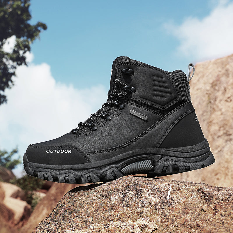 Men’s Waterproof Work & Hiking Boots – Wide Toe Box, Arch Support, Non-Slip Durable Sole, Built for All-Day Comfort