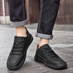 ⏰Limited-Time 70% OFF– Men’s Handmade Orthopedic Leather Shoes  Wide Toe Box, Waterproof, Arch Support & Pressure Relief