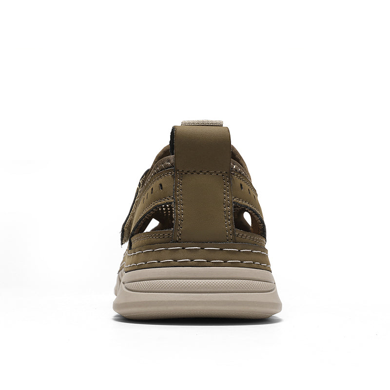 (⏳53% OFF)Men's Mesh Fisherman Sandals – Hook & Loop, Non-Slip for Wading & Fishing