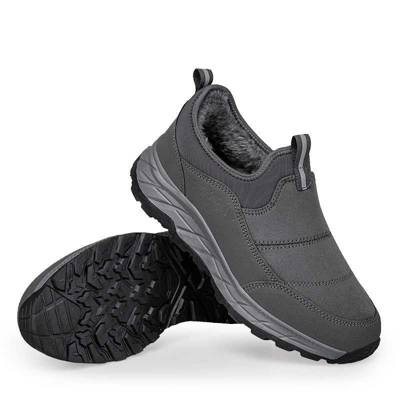 ⏰Limited-Time 70% OFF — Men’s Fleece-Lined Winter Shoes Easy Slip-On Fit • Wide Toe Box • Arch Support • Dry, Warm, Stable All Day