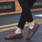Men’s Handmade Leather Loafers – Arch Support, Wide Toe Box, Slip-On Comfort & Non-Slip Sole for Everyday Wear