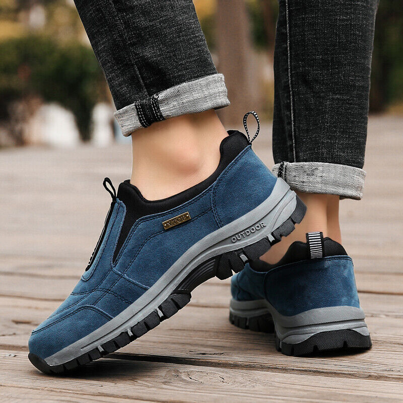 (🎁Free Socks And InsolesIncluded)Men's Comfortable Waterproof Orthopedic Walking Shoes Hiking Shoes(⏰Last Day 70% OFF🔥)