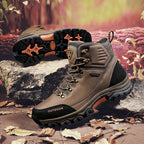 Men’s Waterproof Work & Hiking Boots – Wide Toe Box, Arch Support, Non-Slip Durable Sole, Built for All-Day Comfort