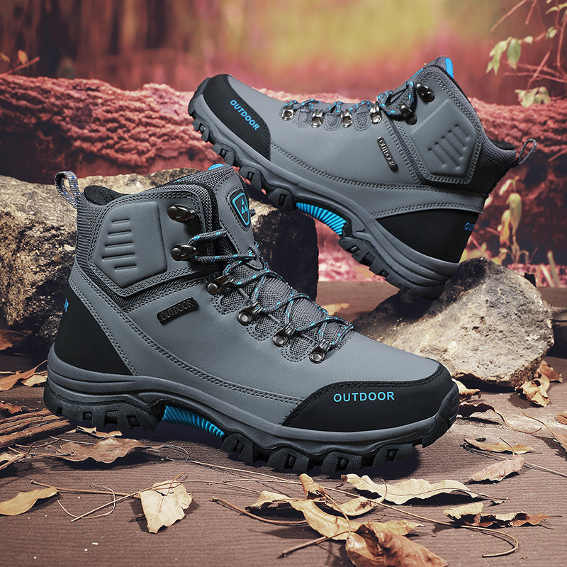 Men’s Waterproof Work & Hiking Boots – Wide Toe Box, Arch Support, Non-Slip Durable Sole, Built for All-Day Comfort