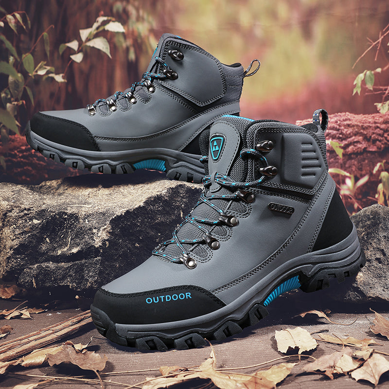 Men’s Waterproof Work & Hiking Boots – Wide Toe Box, Arch Support, Non-Slip Durable Sole, Built for All-Day Comfort