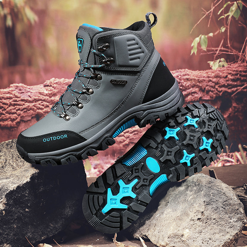 Men’s Waterproof Work & Hiking Boots – Wide Toe Box, Arch Support, Non-Slip Durable Sole, Built for All-Day Comfort