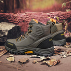 Men’s Waterproof Work & Hiking Boots – Wide Toe Box, Arch Support, Non-Slip Durable Sole, Built for All-Day Comfort