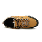Men's Waterproof Puncture-Resistant Round-Toe Orthopedic Walking Hiking Shoes
