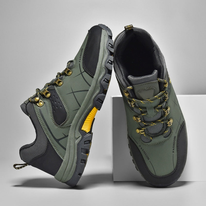 (💥NOW ON: 70% OFF Sale!🔥) Latest Men's Genuine Leather Non-Slip Waterproof Outdoor Hiking Shoes