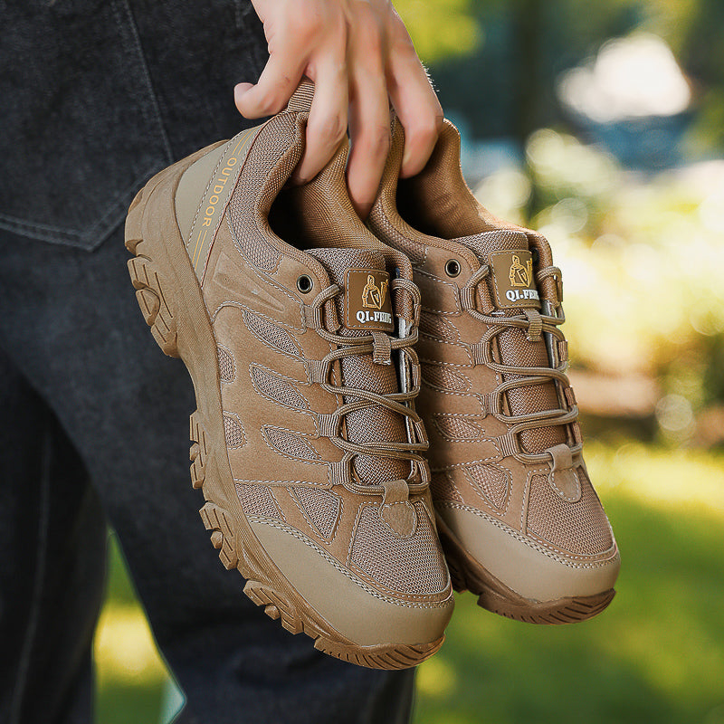 ⏰Limited-Time 70% OFF– Men’s Lightweight Tactical Hiking Shoes – Breathable,Wide Fit with Cushioned Support, Non-Slip & Built for Outdoor Comfort