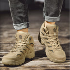 Men’s Orthotic Hiking Work Boots – Arch Support, Wide Toe Box, Protective Design, All-Day Stability