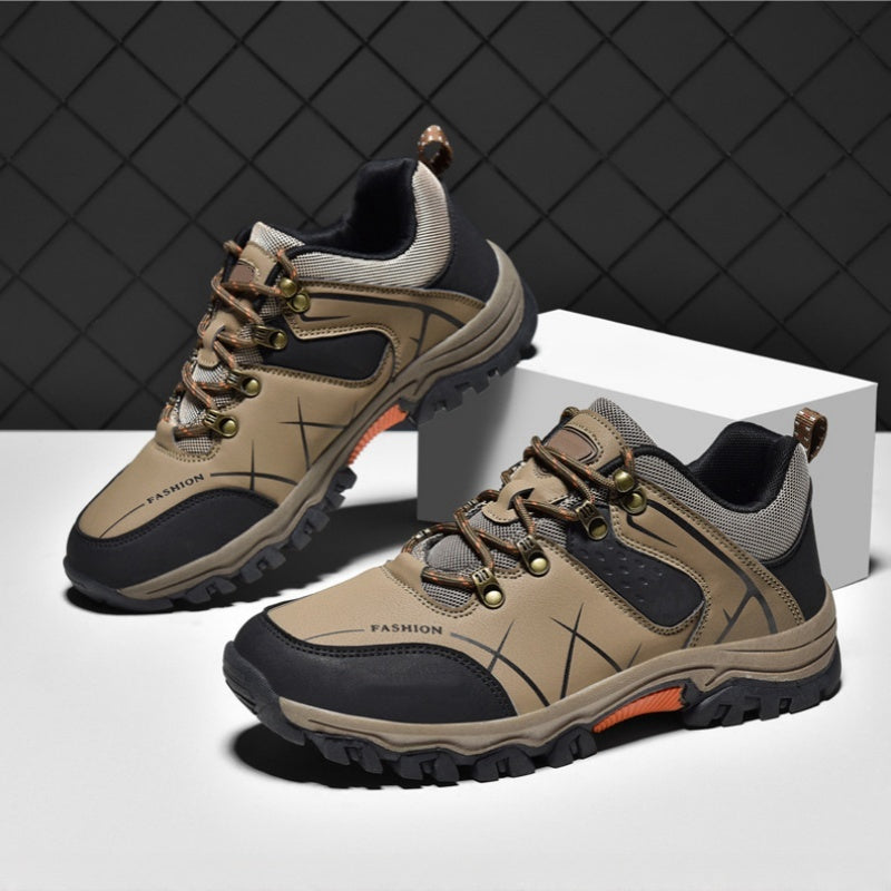 (💥NOW ON: 70% OFF Sale!🔥) Latest Men's Genuine Leather Non-Slip Waterproof Outdoor Hiking Shoes