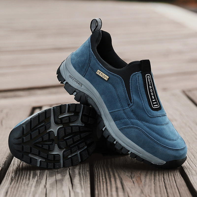 (🎁Free Socks And InsolesIncluded)Men's Comfortable Waterproof Orthopedic Walking Shoes Hiking Shoes(⏰Last Day 70% OFF🔥)