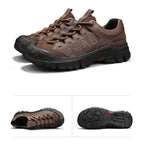 ✅ Built for Safety & Comfort – Men’s Steel Toe Safety Work Shoes, Puncture-Resistant, Arch Support, Wide Toe Box, Breathable, Lightweight & Slip-Resistant