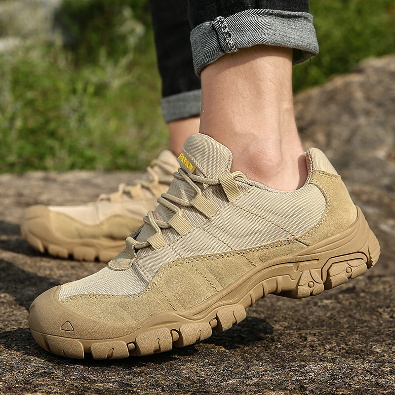 Men’s ASTM-Certified Steel Toe Work Shoes – Puncture-Resistant, Arch Support, Wide Toe Box, Breathable, Lightweight & Slip-Resistant