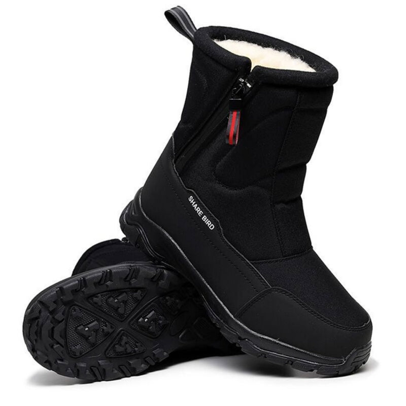 Men’s Waterproof Orthotic Winter Work Boots, Extreme Cold Protection, Non-Slip Durable Sole, All-Day Comfort Insulated Boots