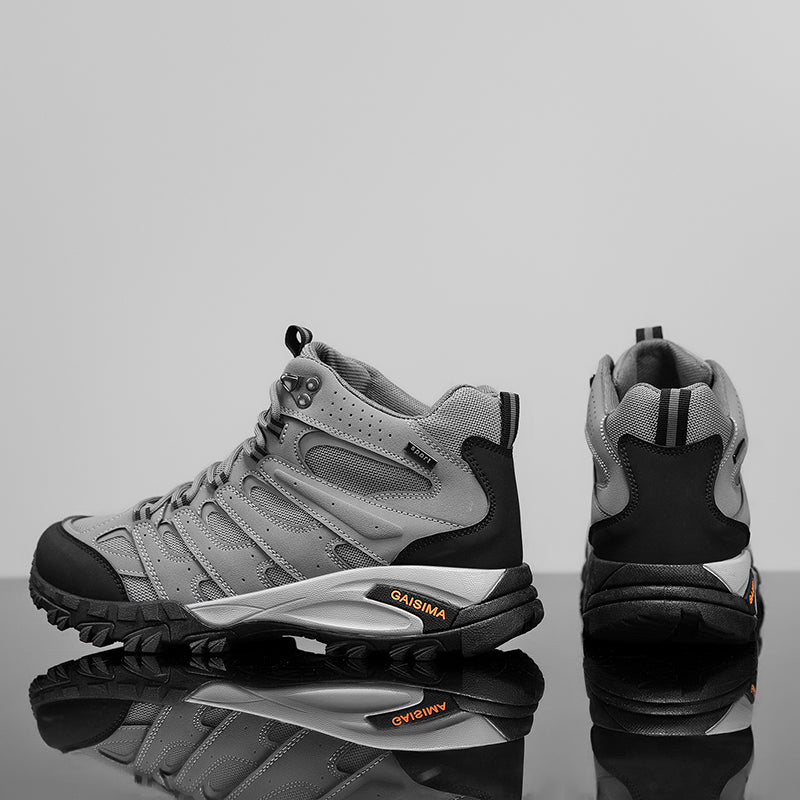 Men’s Outdoor Work Boots – Protective Build, Arch Support, Wide Fit, Breathable Lining, Lightweight & Slip-Resistant for Hiking & Work