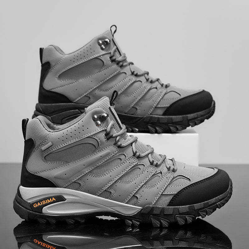 Men’s Outdoor Work Boots – Protective Build, Arch Support, Wide Fit, Breathable Lining, Lightweight & Slip-Resistant for Hiking & Work