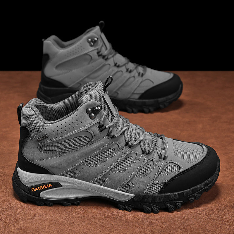 Men’s Outdoor Work Boots – Protective Build, Arch Support, Wide Fit, Breathable Lining, Lightweight & Slip-Resistant for Hiking & Work