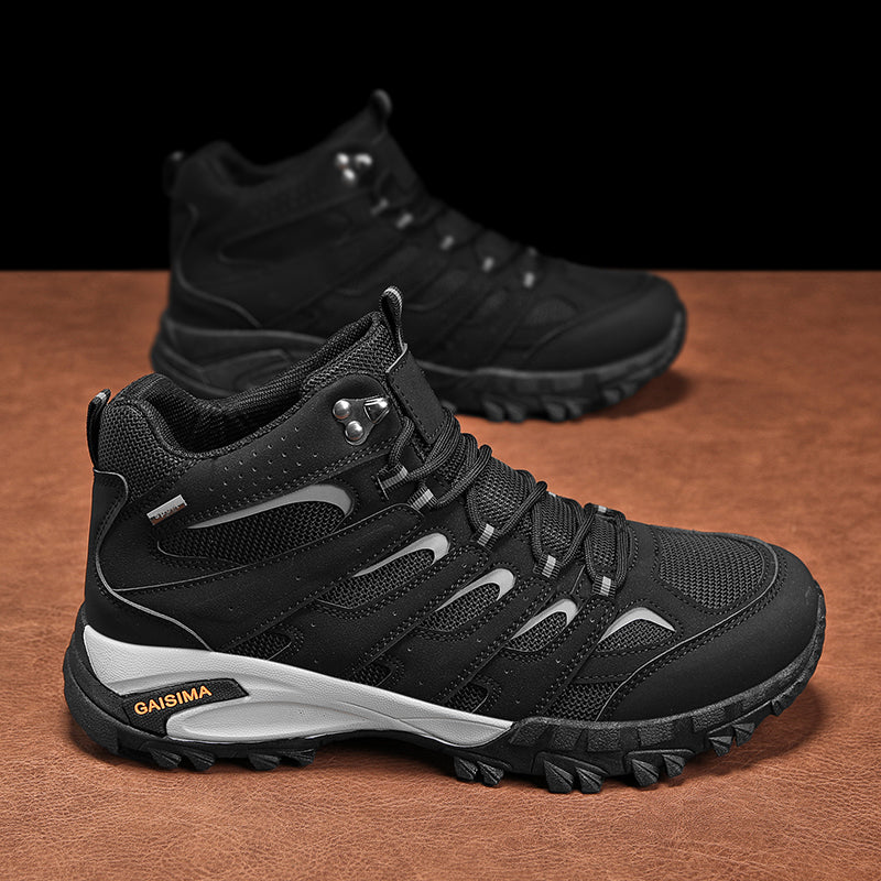 Men’s Outdoor Work Boots – Protective Build, Arch Support, Wide Fit, Breathable Lining, Lightweight & Slip-Resistant for Hiking & Work
