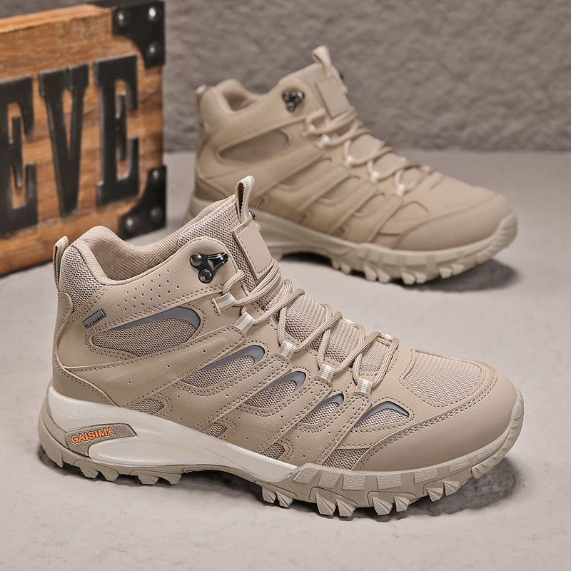 Men’s Outdoor Work Boots – Protective Build, Arch Support, Wide Fit, Breathable Lining, Lightweight & Slip-Resistant for Hiking & Work