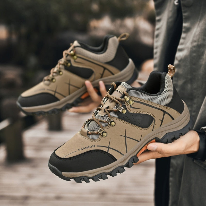 (💥NOW ON: 70% OFF Sale!🔥) Latest Men's Genuine Leather Non-Slip Waterproof Outdoor Hiking Shoes