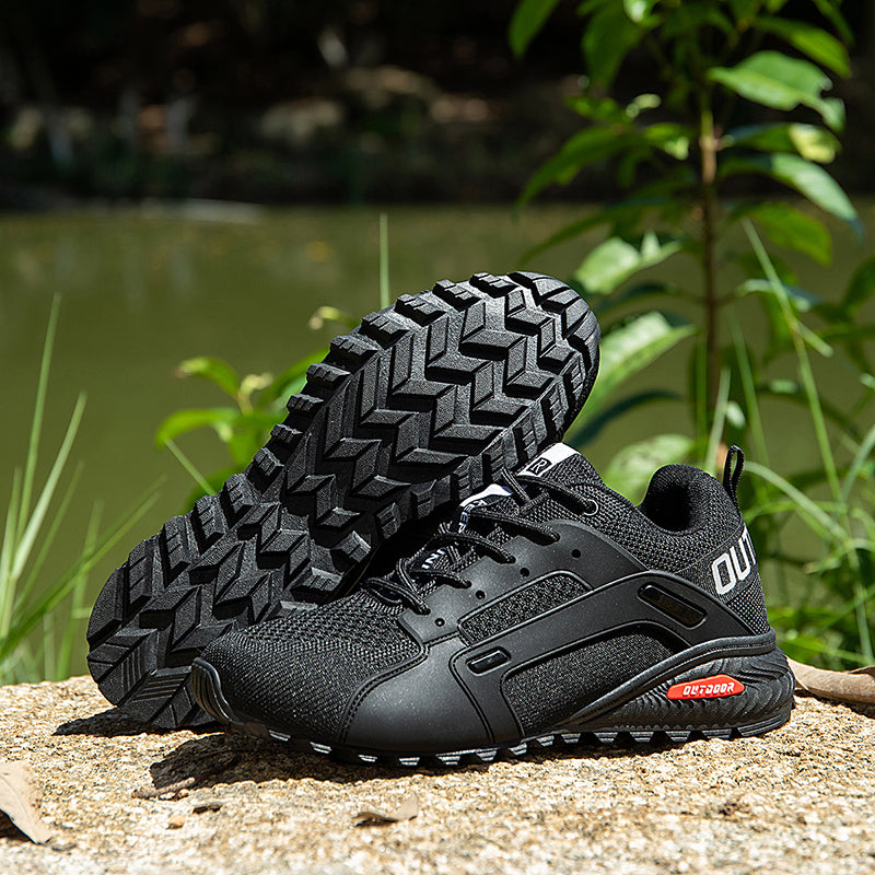 Free Orthotic Insole Included – Men’s Performance Running Shoes with Breathable Knit, Arch Support & Responsive Cushioning