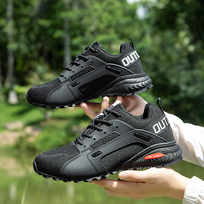 Free Orthotic Insole Included – Men’s Performance Running Shoes with Breathable Knit, Arch Support & Responsive Cushioning