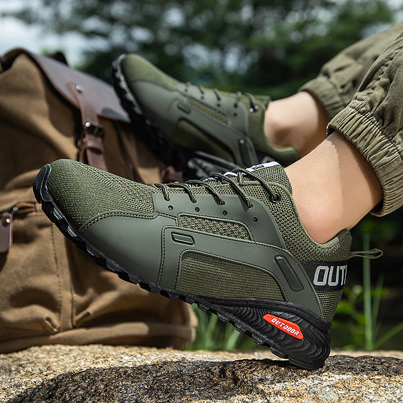 Free Orthotic Insole Included – Men’s Performance Running Shoes with Breathable Knit, Arch Support & Responsive Cushioning