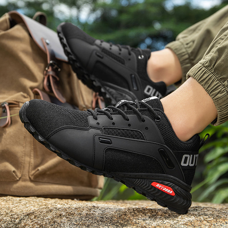 Free Orthotic Insole Included – Men’s Performance Running Shoes with Breathable Knit, Arch Support & Responsive Cushioning