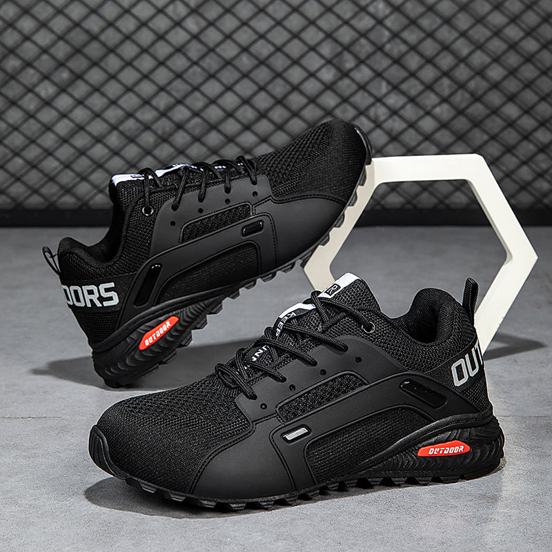 Free Orthotic Insole Included – Men’s Performance Running Shoes with Breathable Knit, Arch Support & Responsive Cushioning