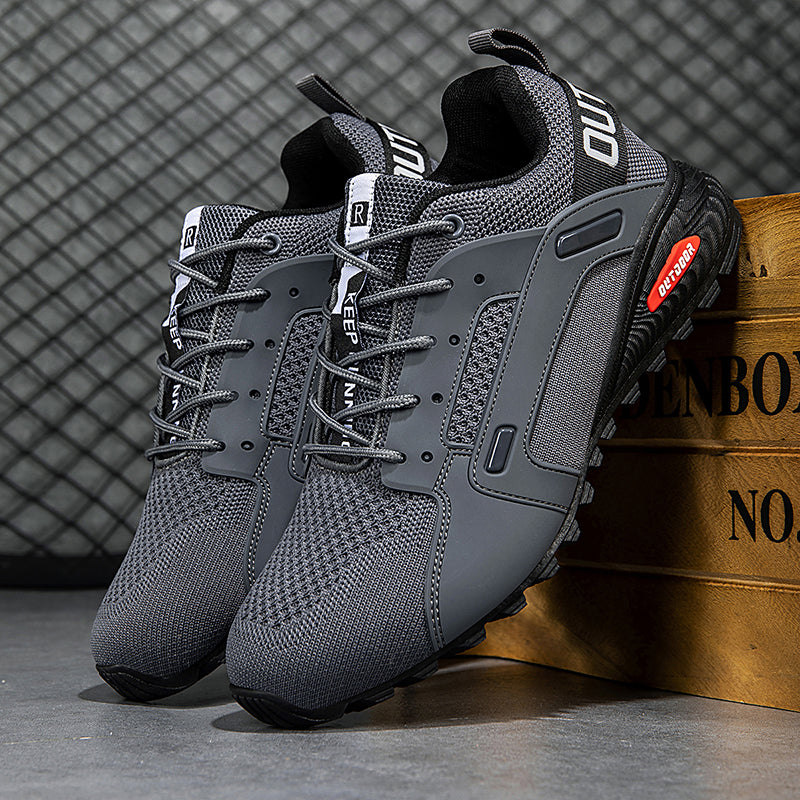 Free Orthotic Insole Included – Men’s Performance Running Shoes with Breathable Knit, Arch Support & Responsive Cushioning