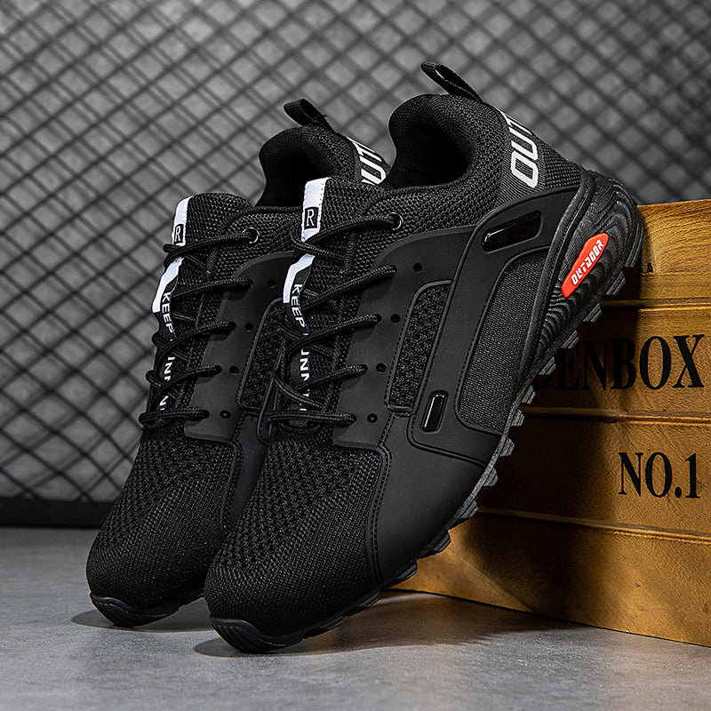 Free Orthotic Insole Included – Men’s Performance Running Shoes with Breathable Knit, Arch Support & Responsive Cushioning