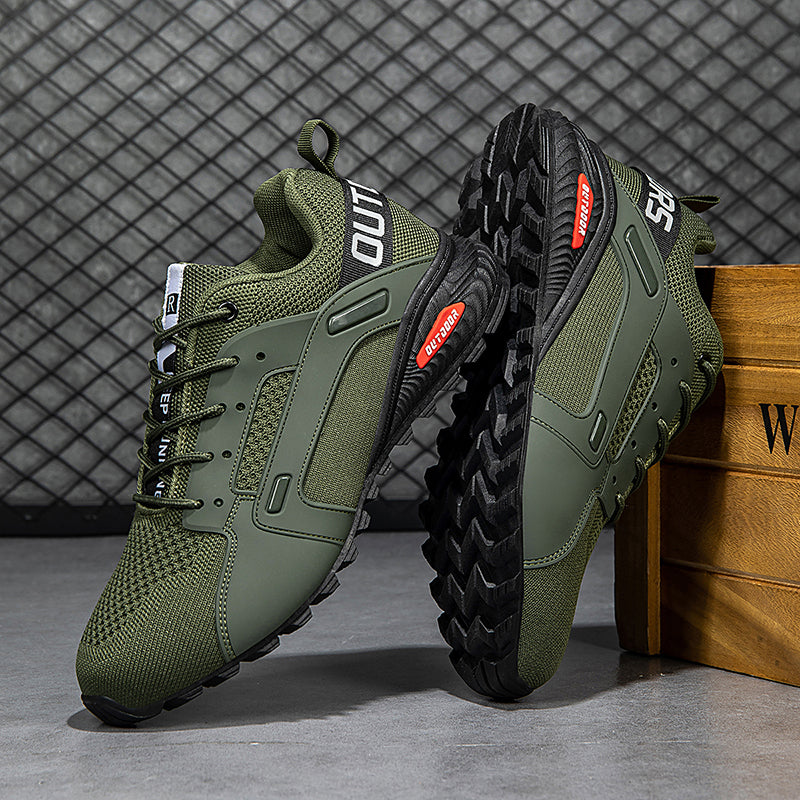 Free Orthotic Insole Included – Men’s Performance Running Shoes with Breathable Knit, Arch Support & Responsive Cushioning