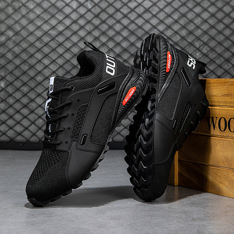 Free Orthotic Insole Included – Men’s Performance Running Shoes with Breathable Knit, Arch Support & Responsive Cushioning