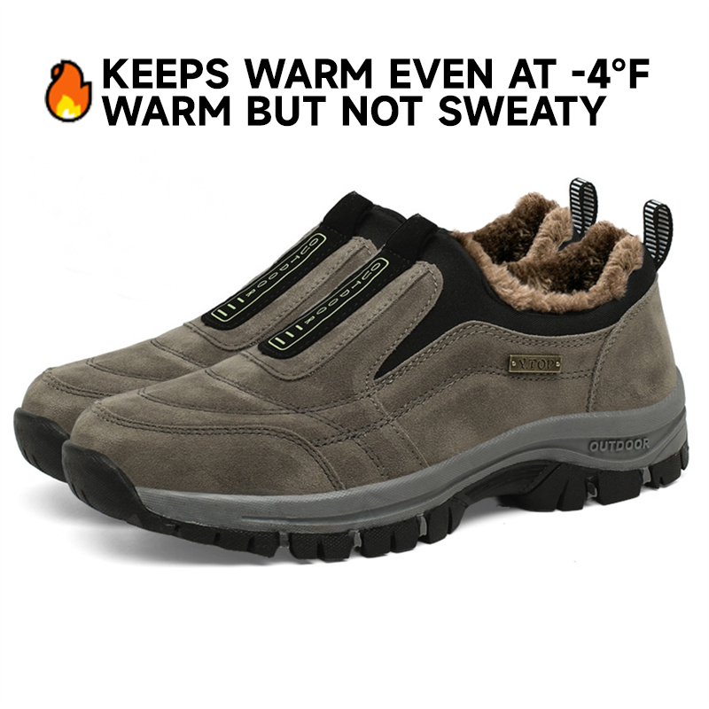 (🎁Free Socks And InsolesIncluded)Men's Comfortable Waterproof Orthopedic Walking Shoes Hiking Shoes(⏰Last Day 70% OFF🔥)