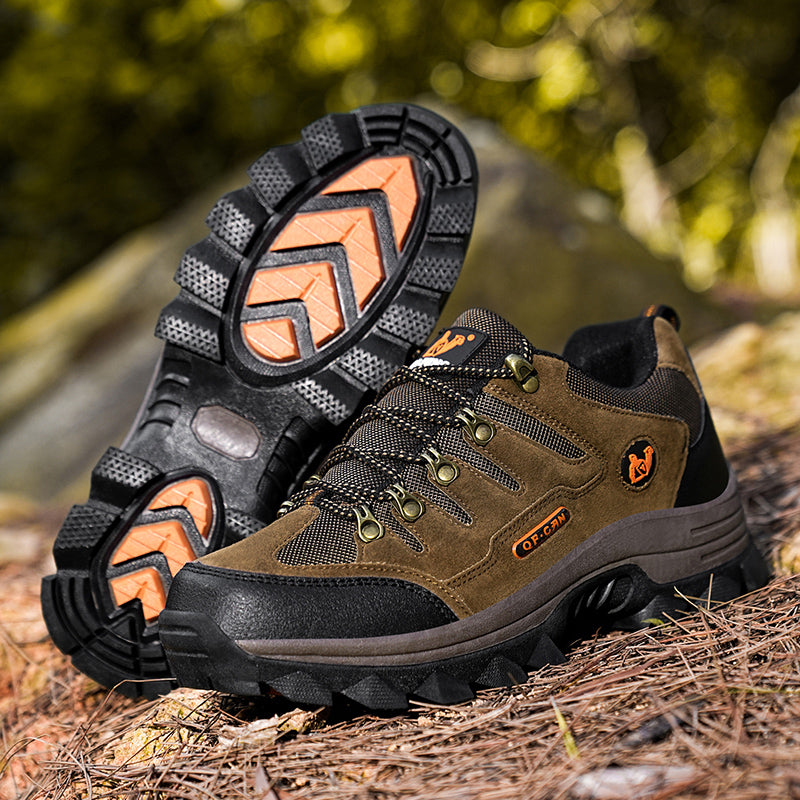 Men’s Rugged Outdoor Shoes – Wide Toe Comfort, Strong Grip & Built for Tough Terrain