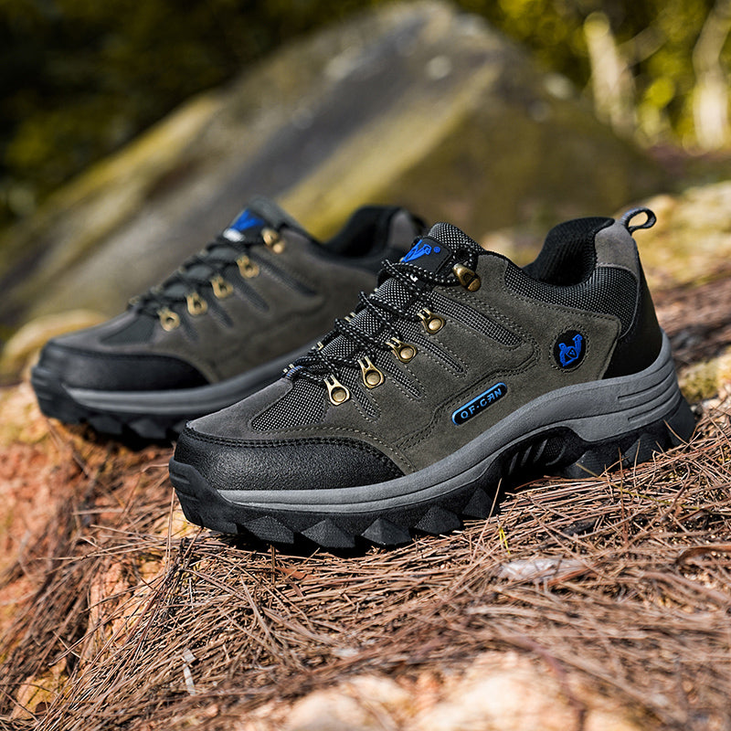 Men’s Rugged Outdoor Shoes – Wide Toe Comfort, Strong Grip & Built for Tough Terrain