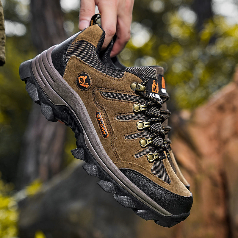 Men’s Rugged Outdoor Shoes – Wide Toe Comfort, Strong Grip & Built for Tough Terrain