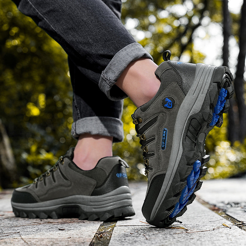 Men’s Rugged Outdoor Shoes – Wide Toe Comfort, Strong Grip & Built for Tough Terrain