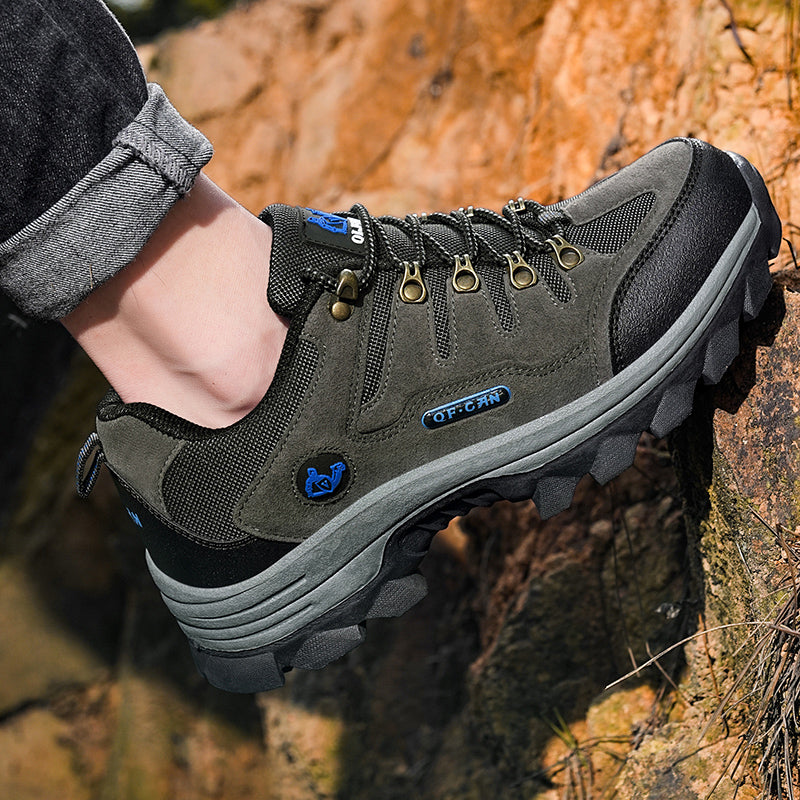 Men’s Rugged Outdoor Shoes – Wide Toe Comfort, Strong Grip & Built for Tough Terrain