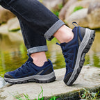 Men’s Athletic Work Shoes – Arch Support, Wide Toe Box, Breathable, Lightweight, Non-Slip, Built for Hiking & Outdoor Use