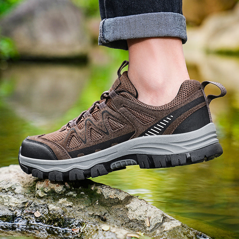 Men’s Athletic Work Shoes – Arch Support, Wide Toe Box, Breathable, Lightweight, Non-Slip, Built for Hiking & Outdoor Use